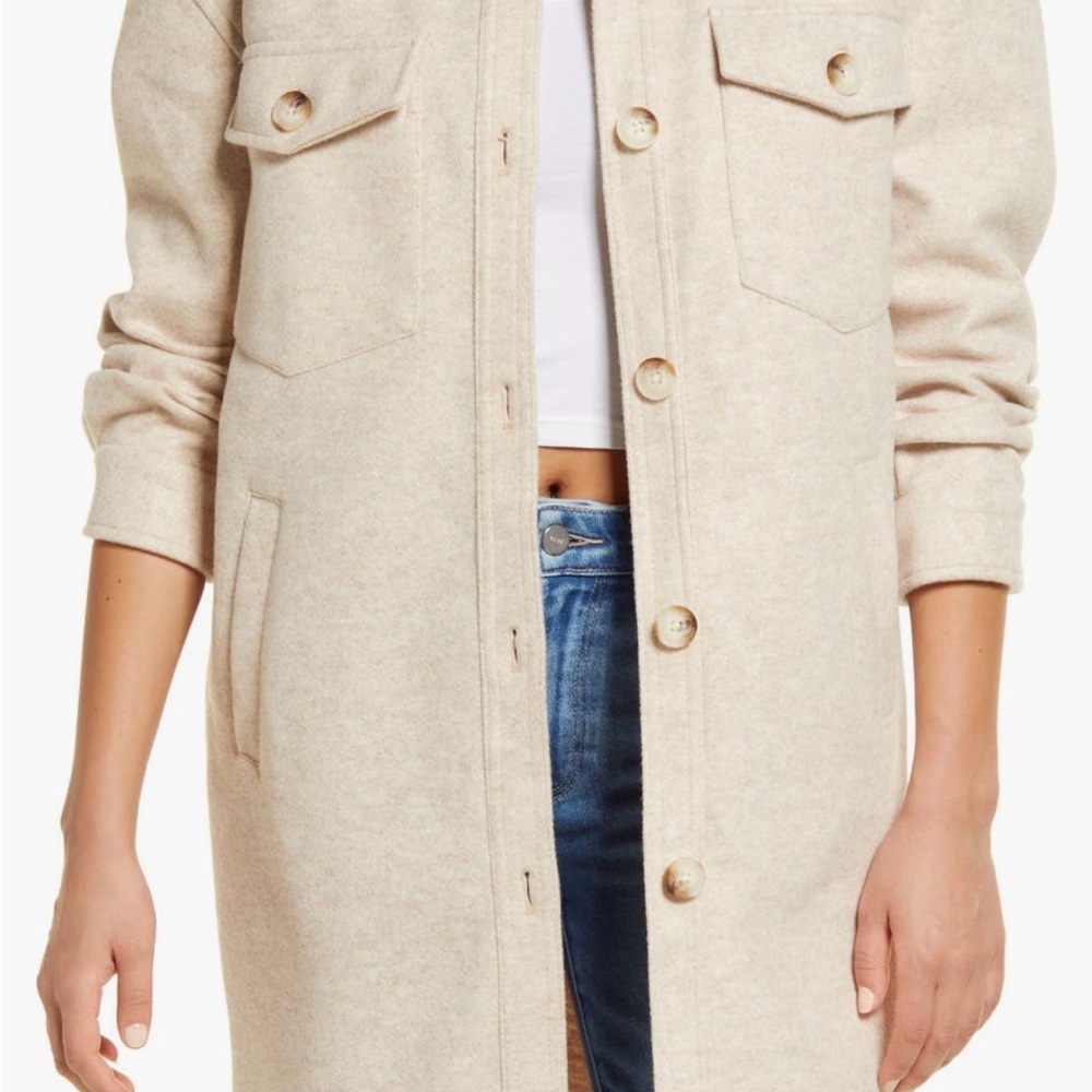 Blank NYC Light Tan Utility Jacket
